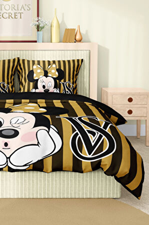 Marka Nevresim Takımı Çift Kişilik Pamuklu Saten Kumaş 6 Parça 3D Dijital Baskı Duvet Cover Set