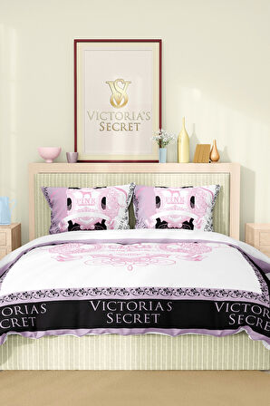 Marka Nevresim Takımı Çift Kişilik Pamuklu Saten Kumaş 6 Parça 3D Dijital Baskı Duvet Cover Set