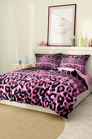 Marka Nevresim Takımı Çift Kişilik Pamuklu Saten Kumaş 6 Parça 3D Dijital Baskı Duvet Cover Set