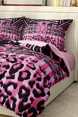 Marka Nevresim Takımı Çift Kişilik Pamuklu Saten Kumaş 6 Parça 3D Dijital Baskı Duvet Cover Set