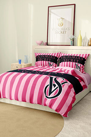 Marka Nevresim Takımı Çift Kişilik Pamuklu Saten Kumaş 6 Parça 3D Dijital Baskı Duvet Cover Set