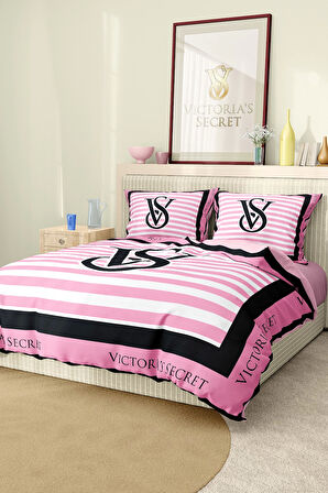 Marka Nevresim Takımı Çift Kişilik Pamuklu Saten Kumaş 6 Parça 3D Dijital Baskı Duvet Cover Set