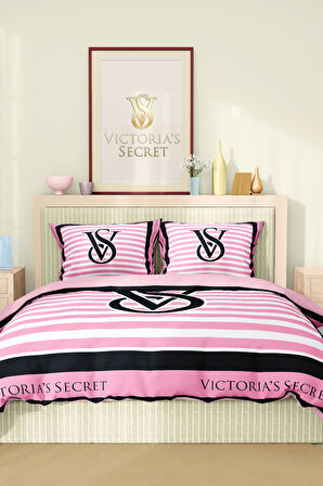 Marka Nevresim Takımı Çift Kişilik Pamuklu Saten Kumaş 6 Parça 3D Dijital Baskı Duvet Cover Set