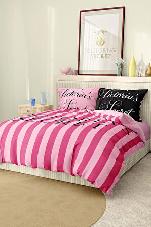 Marka Nevresim Takımı Çift Kişilik Pamuklu Saten Kumaş 6 Parça 3D Dijital Baskı Duvet Cover Set