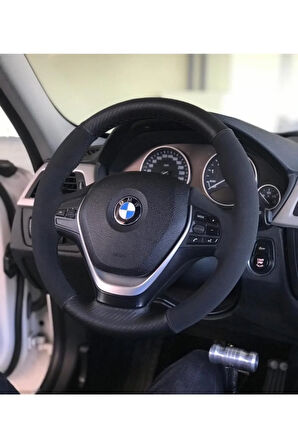 Bmw Nubuk-karbon Deri Orijinal Direksiyon Kaplama
