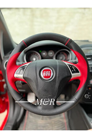 Fıat Linea Spor Model Orijinal Kaplama Deri Direksiyon Kılıfı