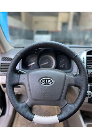 Kia Kaplama Deri Direksiyon Kılıfı