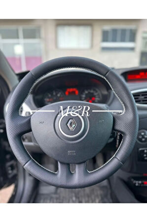 Renault Clio 3 Orijinal Kaplama Deri Direksiyon Kılıfı