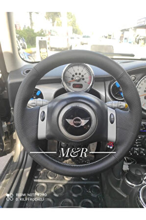 Mini Cooper Orijinal Kaplama Deri Direksiyon Kılıfı