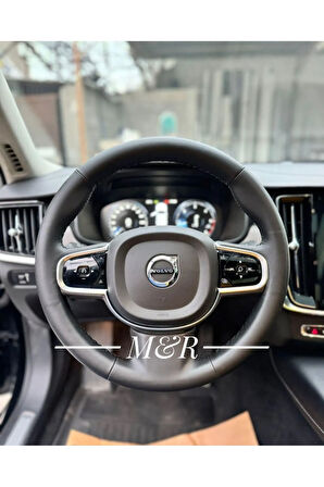 Volvo S90 Orijinal Kaplama Deri Direksiyon Kılıfı