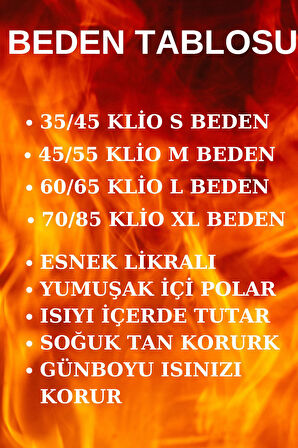 2Li Termal Kışlık Kadın Siyah Termal İçi Polar Termal Tayt Çorap