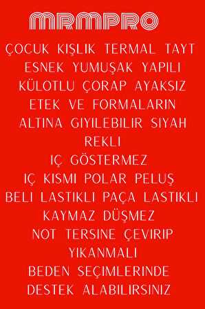 Kadın Termal Tayt – Kışlık, İçi Polarlı, Sıcak Tutan, Esnek ve Rahat 4 Adet