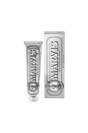 Whitening Mint Beyazlatıcı Diş Macunu 85 ML x 2 Adet +  Black Medium Diş Fırçası 2 Li Bakım Seti