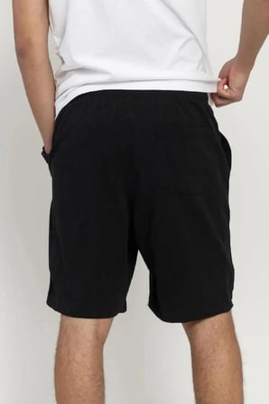 Sportswear Clup Fleece Jersey Standart Fit Kesim Siyah Erkek Şort