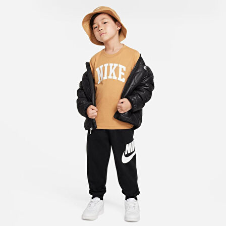 Club Little Jersey Knit Çocuk Hardal Pamuklu T-Shirt