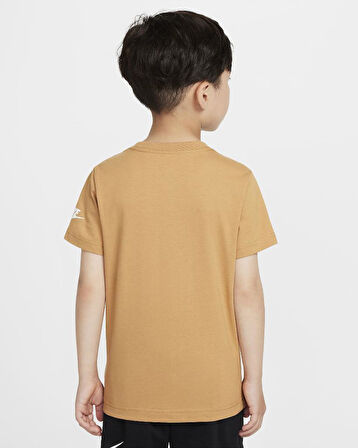 Club Little Jersey Knit Çocuk Hardal Pamuklu T-Shirt