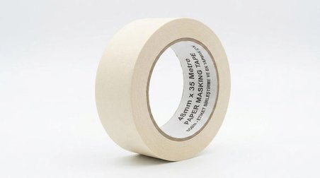 ŞeyliŞeyler - Kağıt Maskeleme Bandı 48 mm x 35 Metre Ek Yapma ve Bobin-Etiket Birleştirme Bandı (6 Adet)