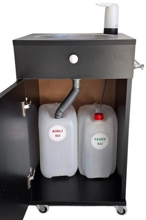 Seyyar Lavabo L10 Siyah