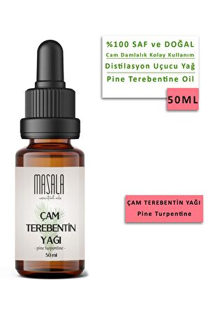 Masala Tatlı Badem Yağı + Çam Terebentin Yağı + Hint Yağı 3 X 50 ml