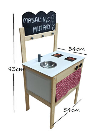 Ahşap Oyuncak Mutfak Seti Eko
