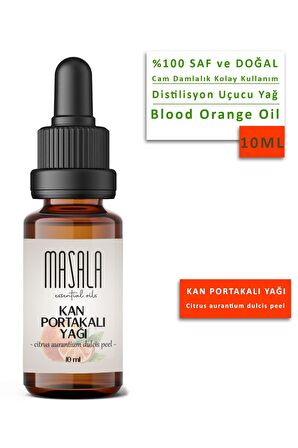 Kan Portakalı Yağı - Biberiye (kuşdili) - Niaouli Yağı 10 ml. x 3 Adet