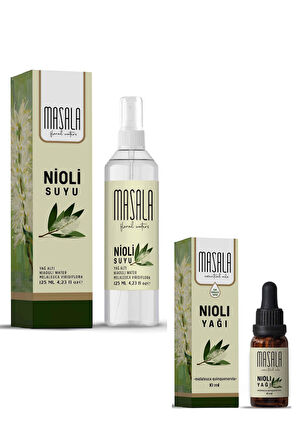 Nioli Hidrolat & Uçucu Yağ Seti – 125 ml Nioli Suyu & 10 ml Nioli Yağı | Saf ve Doğal