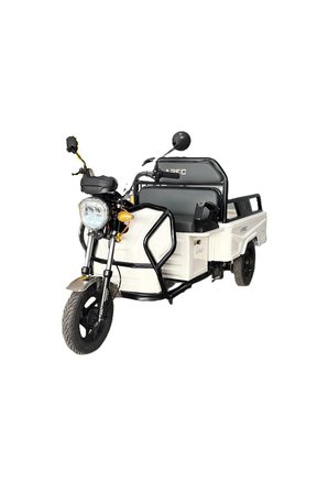 Apec Apt4 Üç Tekerlekli Motosiklet Beyaz Renk