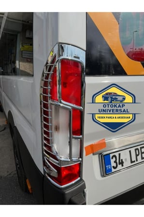 Fiat Ducato 2014-2025 Uyumlu Abs Krom Stop Çerçevesi Takım