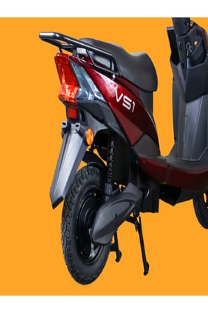 Vs1 Kırmızı Elektrikli Motor 6 Akülü Yeni Model 2025