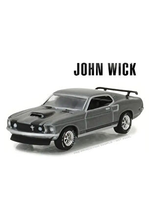 Greenlight Hollywood 1:64  – John Wick 1969 Ford Mustang BOSS 429 –  Synoverse Kitap Hediyeli