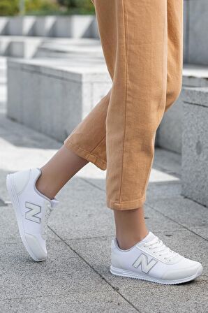 Kadın Siyah Füme Günlük Rahat Taban Comfort File Bağcıklı Hafif Esnek Yürüyüş Sneaker Spor Ayakkabı