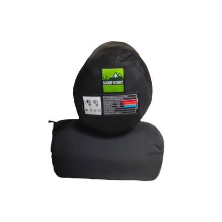 Masif -18 350 GR GRİ POLARLI YASTIKLI ÇİFT KİŞİLİK UYKU TULUMU GRİ