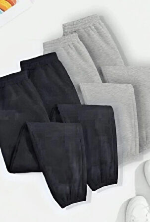 4 lü avantajlı eşofman altı seti jogger paça lastikli