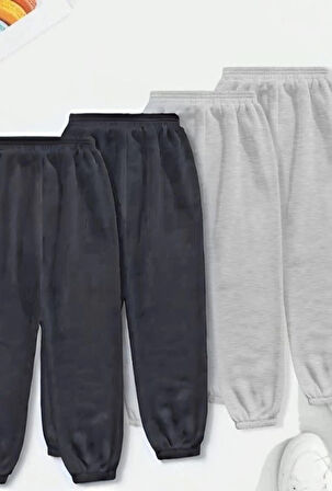 4 lü avantajlı eşofman altı seti jogger paça lastikli