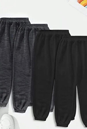 4 lü avantajlı eşofman altı seti jogger paça lastikli