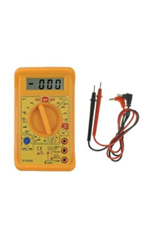 Dijital Multimetre Voltmetre Ampermetre Dt-830d Ölçüm Aleti