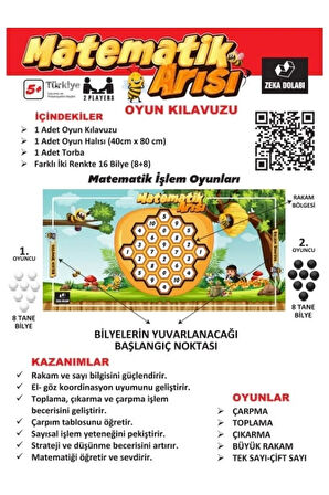 ZEKA DOLABI MATEMATİK ARISI ( Toplama - Çarpma - Çarpım Tablosu - Çıkarma- İşlem - Matematik Oyunları )