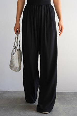 Dokuma Pantolon - Siyah