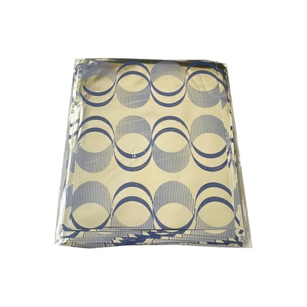Omeyva Desenli Metalize Hediye Paketi Yapışkanlı Torba Poşet - 10x12 Cm. - 100 Adetlik 5 Paket