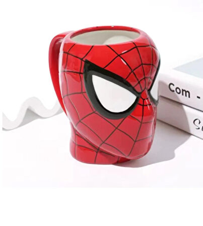 Spide rman örümcek adam 3D tasarımlı kupa bardak sevimli hediyelik şık tasarım