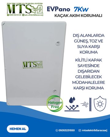 7.4 Kw SCHNEİDER 60 40 20 cm uyumlu ABS Kombinasyon Panosu Kutusu Seyyar Taşınabilir Elektrikli Araç Şarj Cihazı İstasyonu Tesla Mavi Adaptör Uyumlu 7 - 3.4 kw