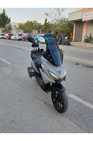 Motolüx Mtx 125 Siperlik Ön Cam 2022 2024 Model 75cm Şeffaf Renkli 4mm UZUN CAM