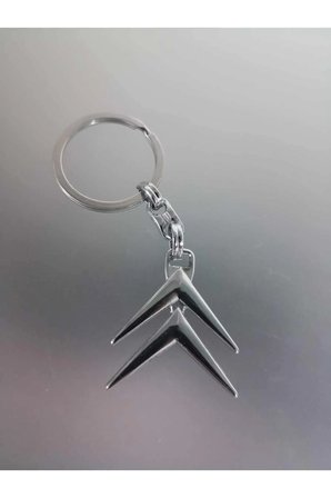 Citroen Berlingo 2008-2018 Anahtarlık Metal 3d Krom Araba Anahtarlığı