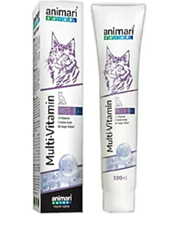 Animari Multi-Vitamin Kedi Köpek Tamamlayıcı Yem Paste 100 ml