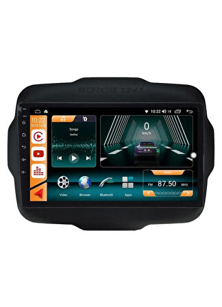 Jeep Renegade 2016 / 2018 Androidauto / Carplay Multimedya