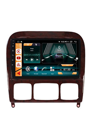 Mercedes S500 1998/2005 Androidauto & Carplay Multimedya