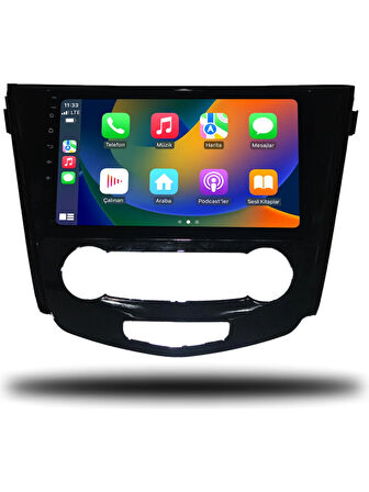 Nissan Qashqai Manuel Klima 2014 / 2021 Androidauto/carplay Multimedya