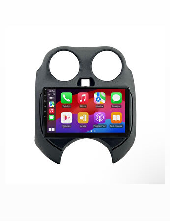 Nissan Micra 2011 / 2013 Androidauto/carplay Multimedya