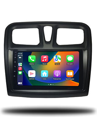 Renault Symbol 2012 / 2019 Androidauto/carplay Multimedya