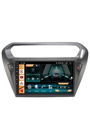 Peugeot 301 Siyah 2014 / 2019 Androidauto/carplay Multimedya